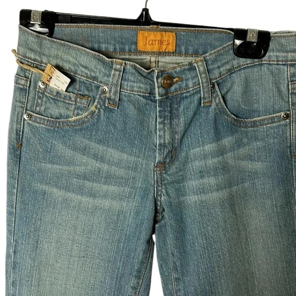 Y2K, James jeans ,women size 27. Light wash,low rise,bootcut,made USA ,140$NWT - Picture 2 of 15